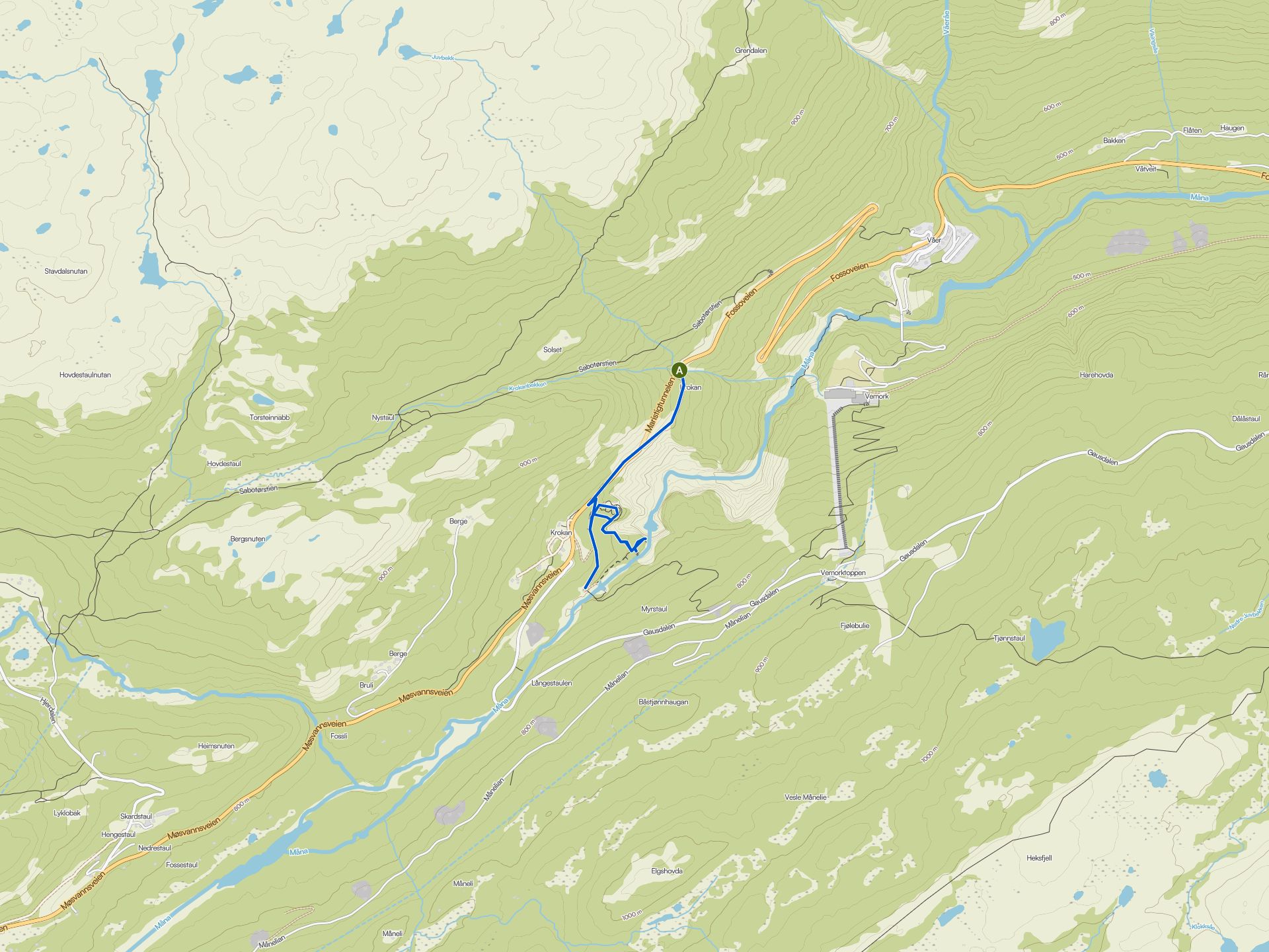 Easy hikes and walks in Møsvatn Austfjell Landskapsvernområde | Komoot